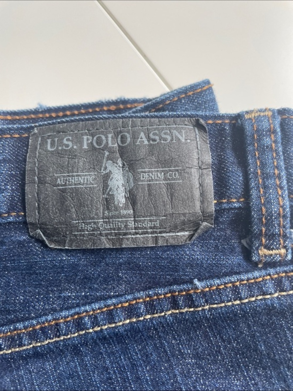 U.S. Polo Assn. Men's Navy Straight-Leg Jeans